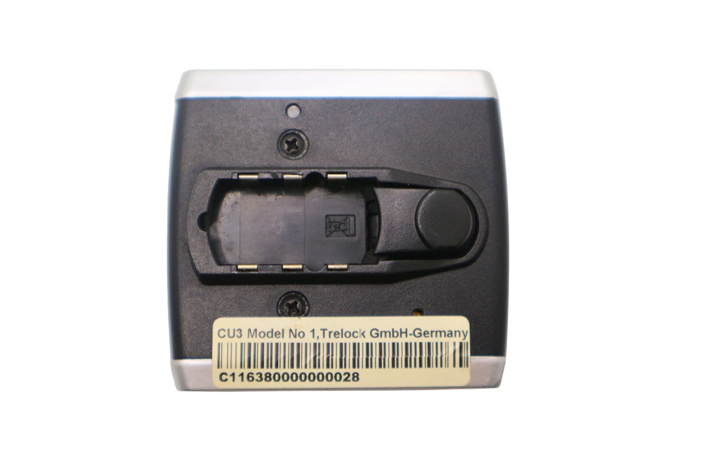 Display ion CU3V2 vierkant model nr. 1 zilver