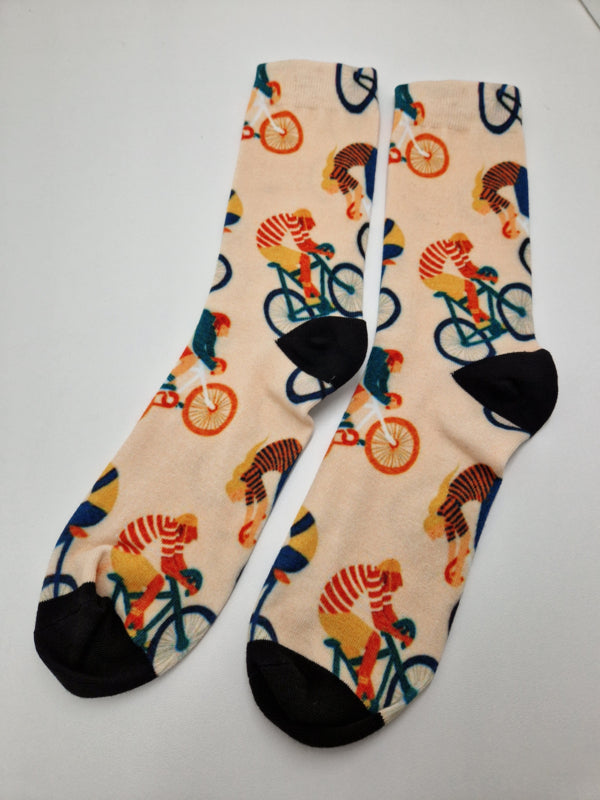 Hippe fiets sokken maat 39-45