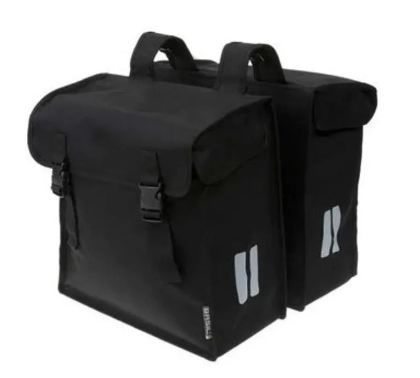 Fietstas dubbel Basil Mara XXL 47L Zwart