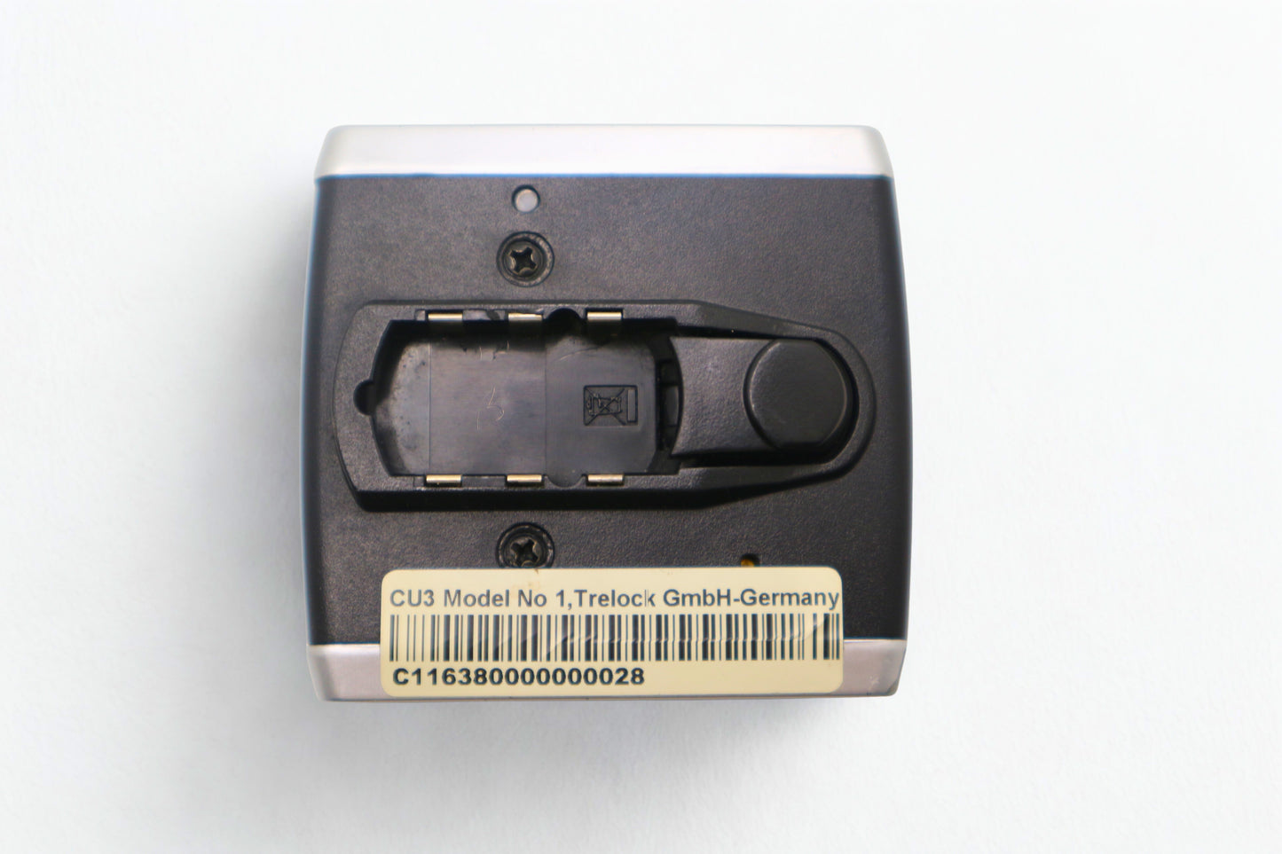 Display ion CU3V2 vierkant model nr. 1 zilver