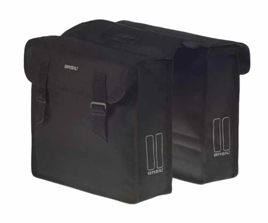 Fietstas dubbel Basil Mara 26L Zwart