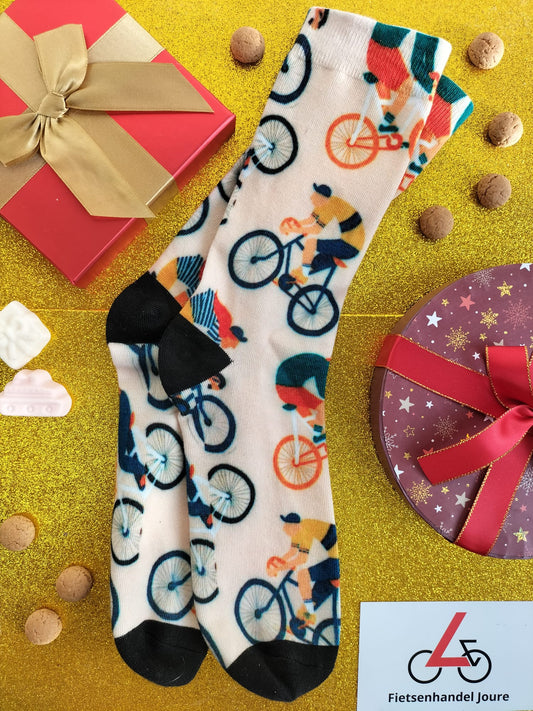 Hippe fiets sokken maat 39-45