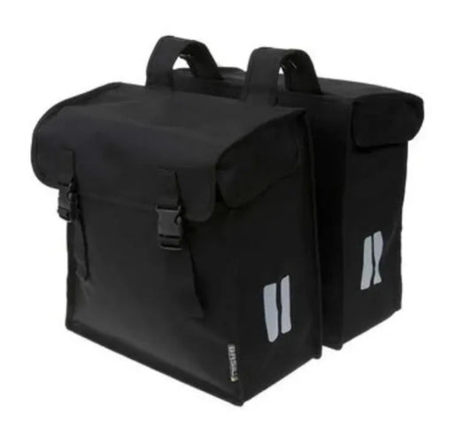 Fietstas dubbel Basil Mara XXL 47L Zwart