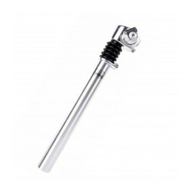 Zadelpen Pro geveerd 27.2 mm. zilver