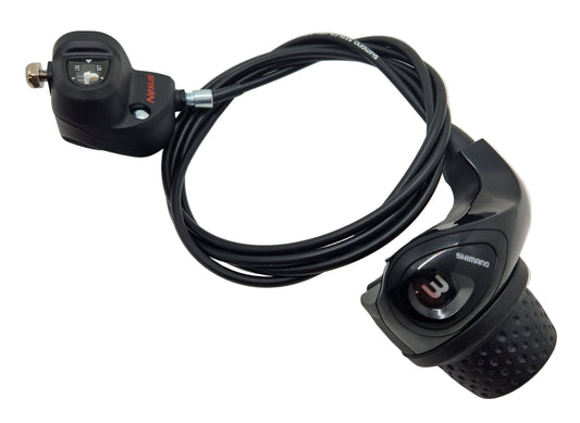 Shiftgrip Shimano Nexus 3 incl. kabel en clickbox zwart