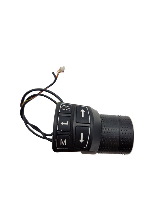 Stuurbediening met gashendel Koga (ion) 2 x witte stekker (rechts)